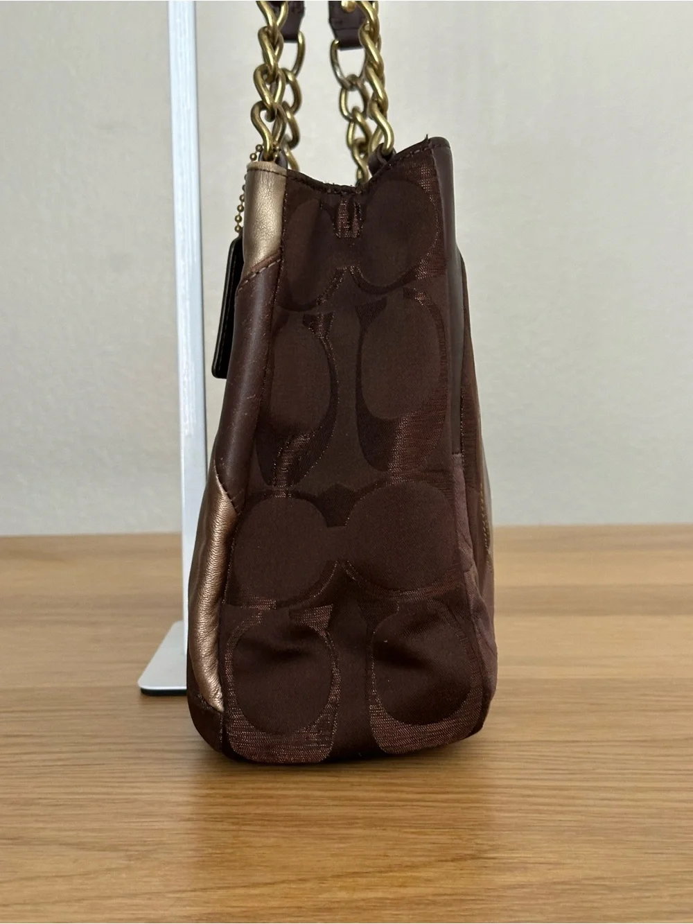 Coach patchwork tote bag